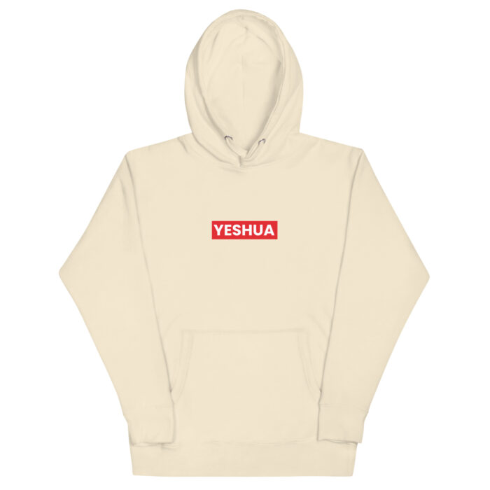 Yeshua Box Logo Hoodie - Sandstone