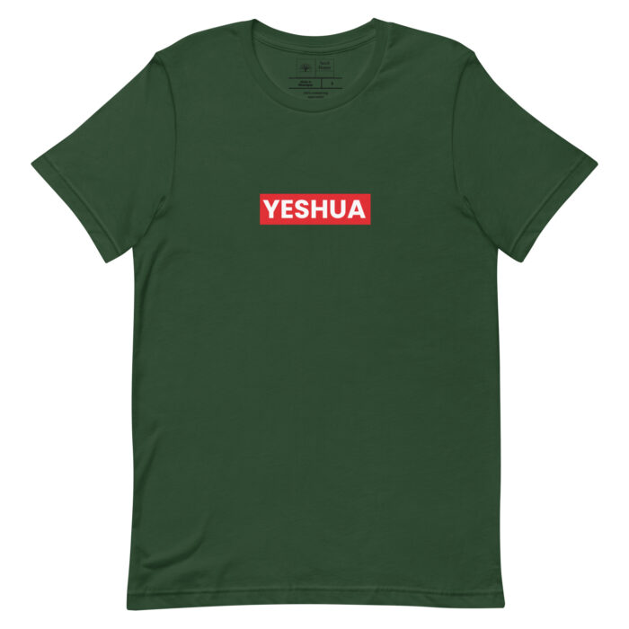 Yeshua Box Logo Tee - Forest