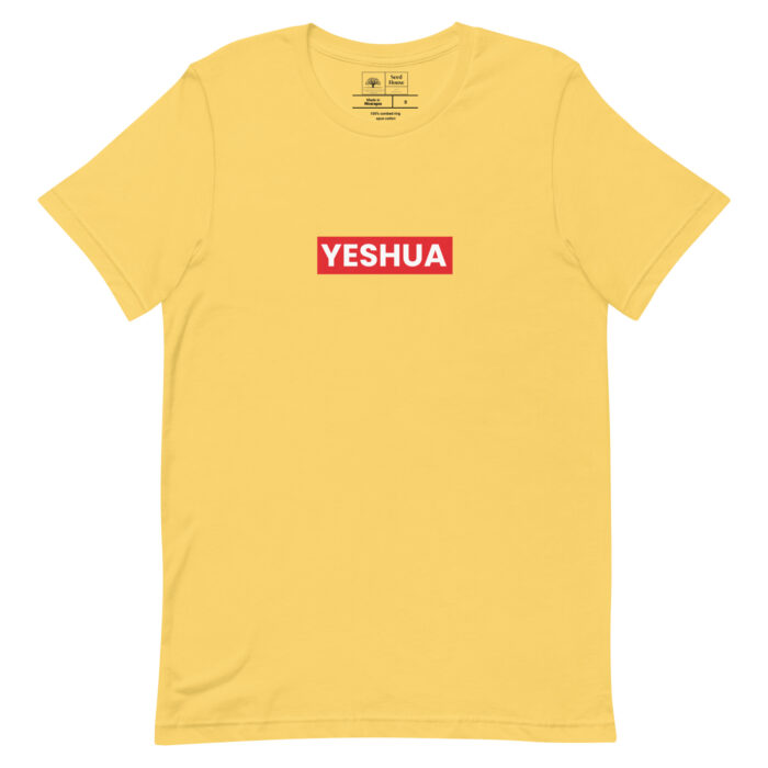 Yeshua Box Logo Tee - Canary